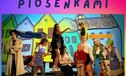 Zdjęcie do ,,Stragan z piosenkami&quot; spektakl Grupy Teatralnej Proscenium 