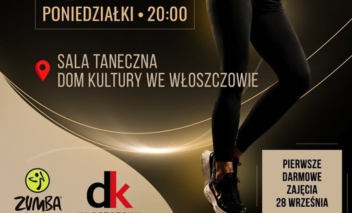 Zdjęcie do Zumba Fitness - nowość w Domu Kultury we Włoszczowie - 28.09.2026 godz.20.00